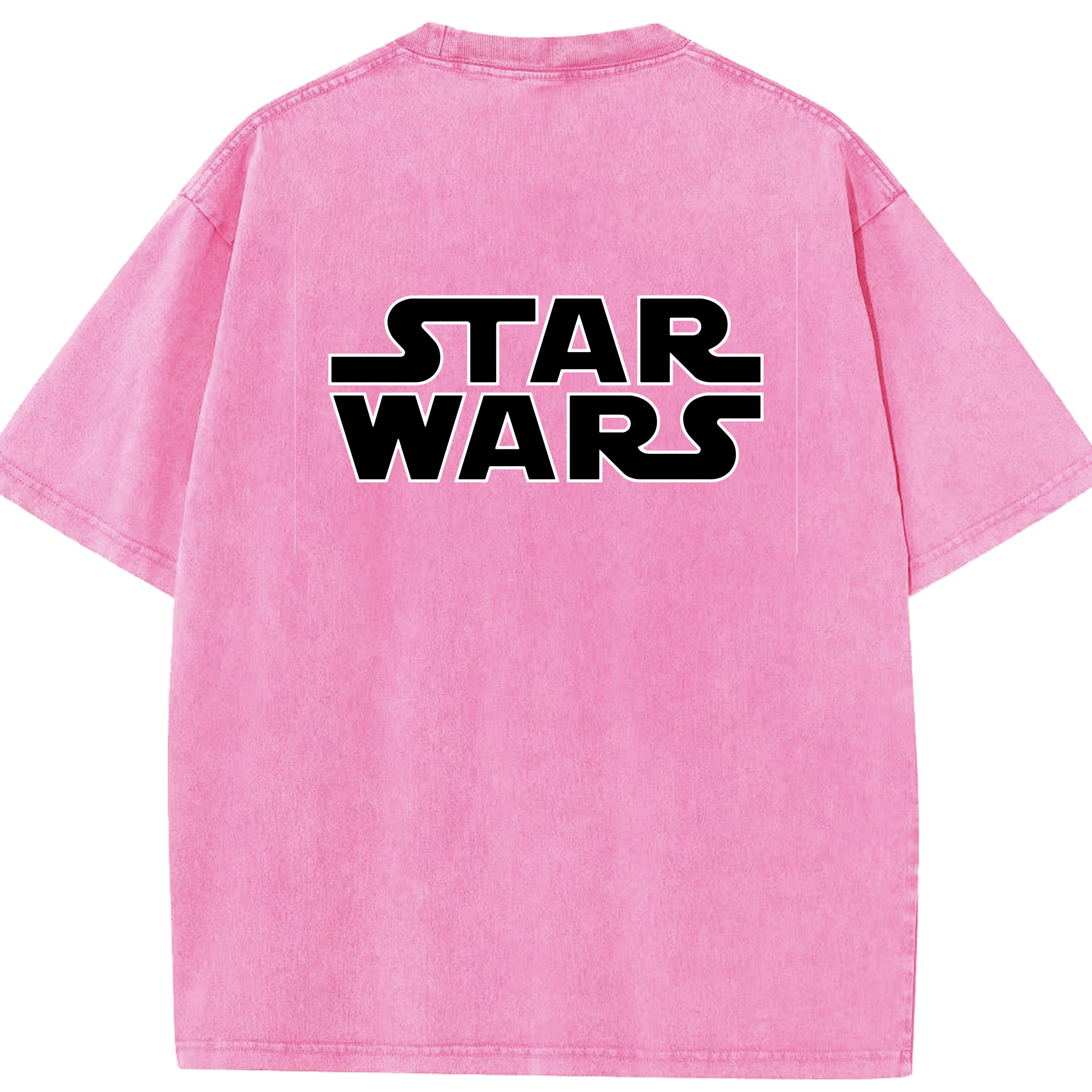（画像用） スター・ウォーズ Star Wars 綿100% ヴィンテージ風 半袖Tシャツ（背面プリント）